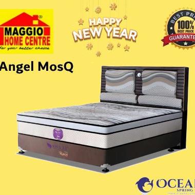 KASUR SPRINGBED ANTI NYAMUK - KASUR TINGGI 30CM - MOSQ PILLOWTOP - ANGEL FULL SET 120 x 200