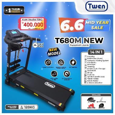 TWEN T680M NEW Treadmill Elektrik Treadmill Listrik Treadmill Multifungsi Treadmill Murah Treadmil