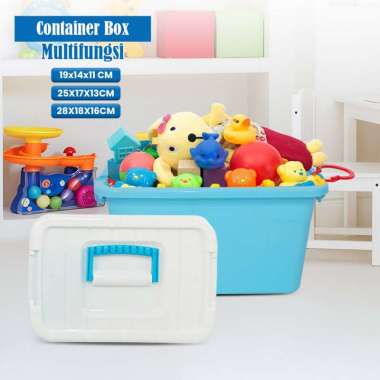 OEM RB-C256 Container Box Plastik Kotak Kontainer Mainan Balok Wadah Plastik Kotak Tempat Penyimpana