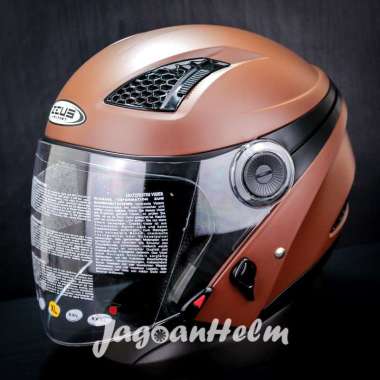 ZEUS Helm ZS610 SOLID ZS-610 Import ZS 610 Double Visor M