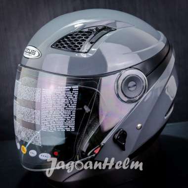 ZEUS HELM ZS610 | SOLID GREY 11C ZS-610 | ZS 610 Dual VISOR M