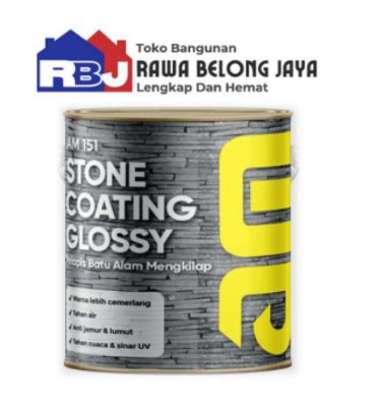 AM 151 Glossy Pelapis Batu Alam [1 L]