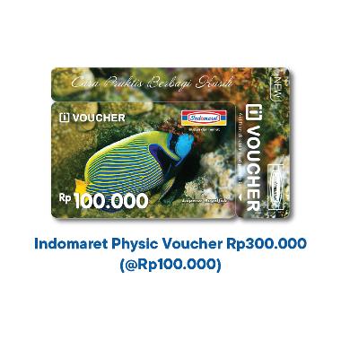 Indomaret  Voucher Physic Rp 300,000 [@Rp 100,000]