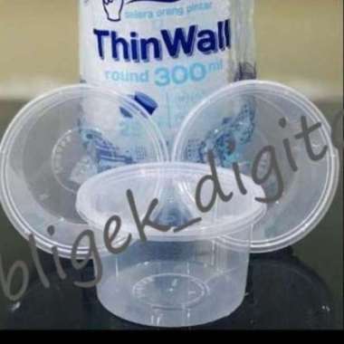 (ECERAN) ThinWall Round 300 ml / Container plastik / Mangkok plastik 300 ml merk VICTORY