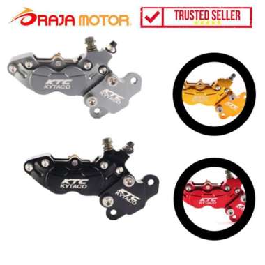 KTC KYTACO Kaliper Caliper Aluminium CNC Yamaha NMax 4P CRM C4R-07F dengan Breket Piringan 230mm Mer