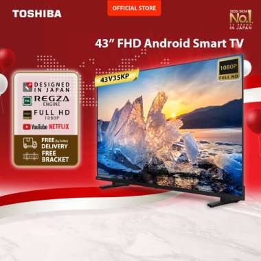 [FHD Android TV] FREE BRACKET] Toshiba TV 43" FHD Android TV - Google Assistant Netflix Disney+ Yout