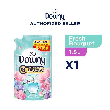 Downy Fresh Bouquet Softener Pewangi dan Pelembut Pakaian Konsentrat [1.5 L]