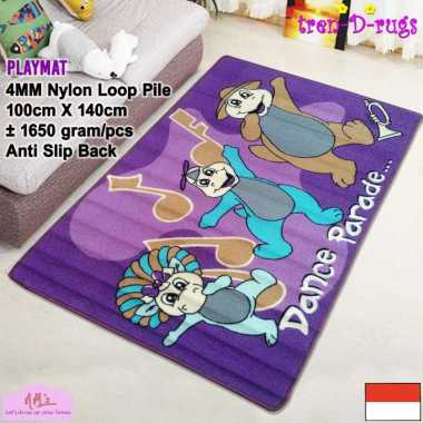 Tren-D-rugs Karpet karakter anak anak bermain playmat kids kidz permadani bulu alas lantai kamar tid