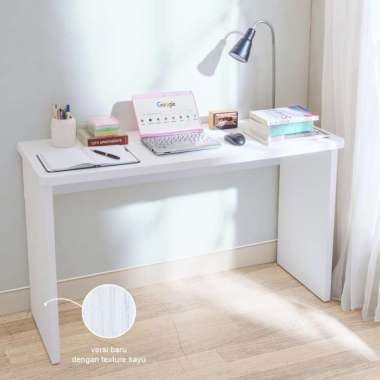 iFURNHOLIC Sammy Desk 120 - Meja Belajar Minimalis - Furniture Ivory