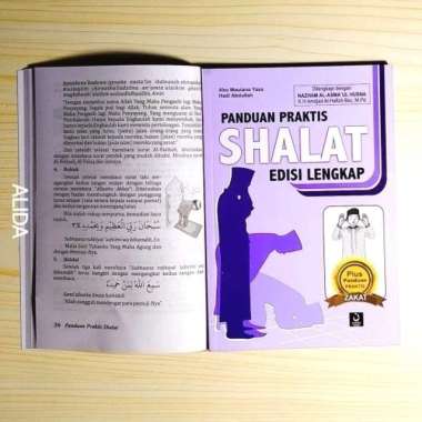 Buku Tuntunan Shalat HVS Besar, Panduan Praktek Sholat - Pustaka Nun