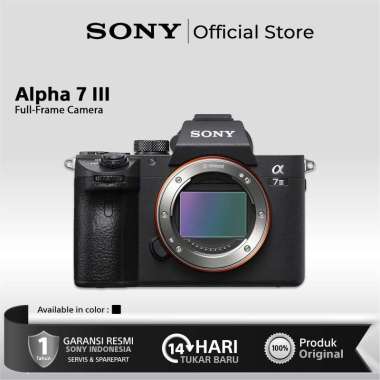SONY CENTER Sony Alpha a7 III Body / Sony Alpha 7III GARANSI RESMI