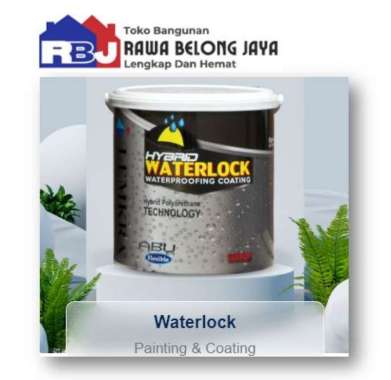 Lemkra Waterlock Cat Waterproofing Pelapis Anti Bocor [1 Kg] ABU ABU