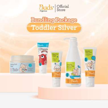 Buds Organics for Toddler - Paket Perawatan Sabun Pasta Gigi Ruam Popok Pantat dan Skincare Bayi dan