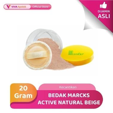Bedak Marcks Active Natural Beige Bedak Tabur (20 Gram)