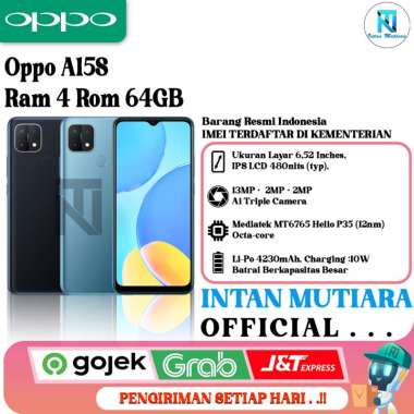 Oppo A15S Ram 4 Rom 64Gb biru