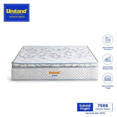 Uniland Springbed Scania Pillowtop - Hanya Kasur Spring Bed 180 x 200 Grey