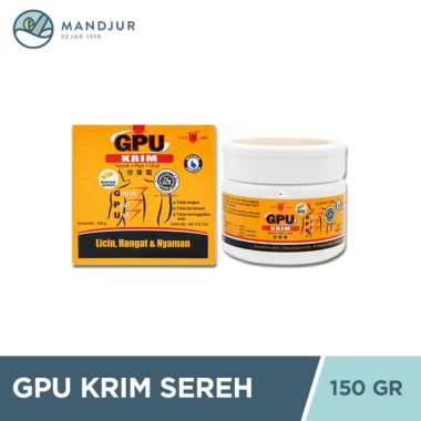 GPU Krim Sereh 150 Gr - Krim Urut Tidak Lengket dan Berminyak