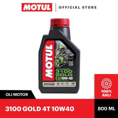 MOTUL Oli Motor 3100 GOLD 4T 10W40 0.8L