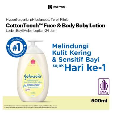 JOHNSON'S BABY Cotton Touch Face & Body Lotion 500ml