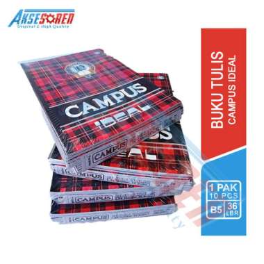 Buku Tulis Campus Ideal [Isi 36 Lembar/10 Buku] / Buku Sekolah Kampus 1 Pak Murah / Buki Tulis Sekol