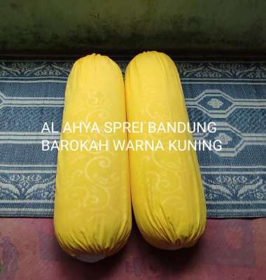 Sepasang Sarung Bantal Polos Embos - Barokah 29 Warna - 2 Pcs Sargul Kuning