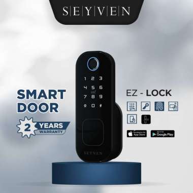 DEADBOLT DOOR LOCK SMART DOOR LOCK / SMART LOCK DOOR MEREK SEYVEN APLIKASI TTLOCK
