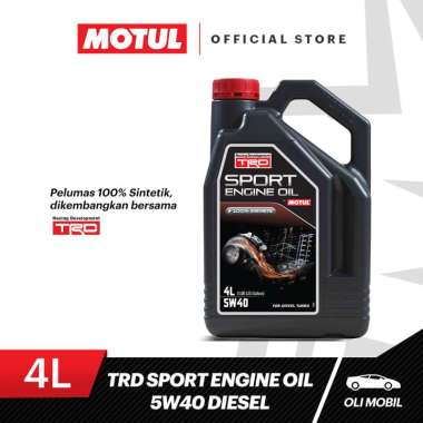 MOTUL Oli Mobil TRD SPORT ENGINE OIL 5W40 DIESEL 4L