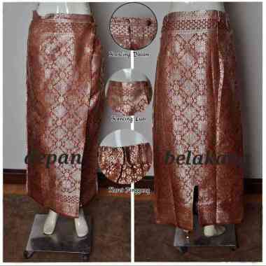 Rok Songket Palembang/Rok Modern Wanita Songket Marun
