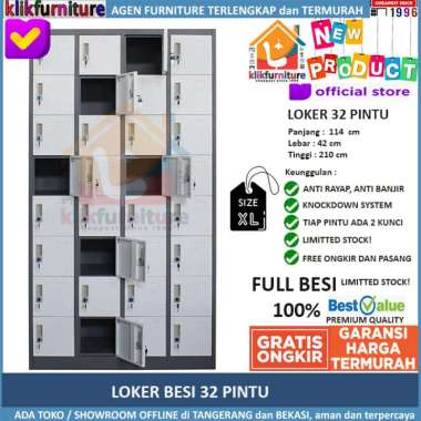 Loker Besi Locker Besi 32 Pintu AKL32