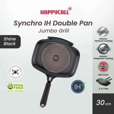 Happycall IH Synchro Double Pan Jumbo Grill Versi 2