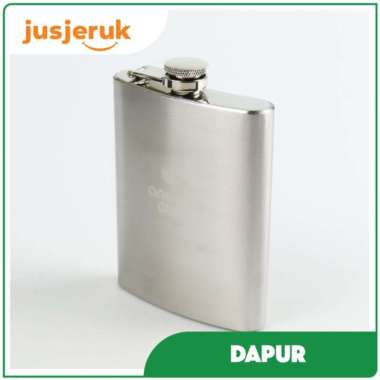 JFactory Hip Flask Botol Minum Stainless Steel 7 Oz - Warna Silver Jack Daniel