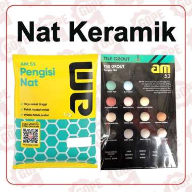 AM 53 TILE GROUT SEMEN NAT KERAMIK 1 KG CREAM LOTUS