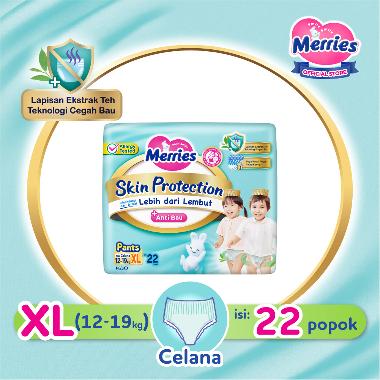 Promo Harga Merries Pants Skin Protection XL22 22 pcs - Blibli