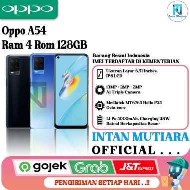Oppo A54 Ram 4GB Rom 128 biru