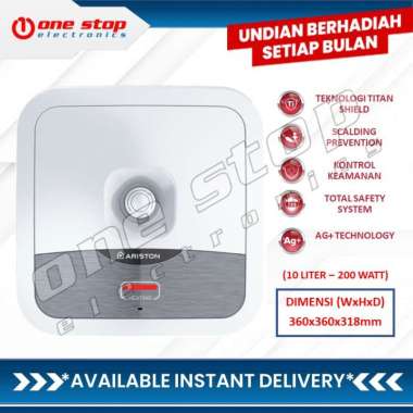 [GARANSI RESMI] ARISTON AN2 10 R / AN2 10R / Andris2 R Water Heater 10 Liter 200 Watt