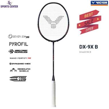 Best Deal Raket Badminton Victor DriveX 9X B / DX-9X B Dark Navy 3U