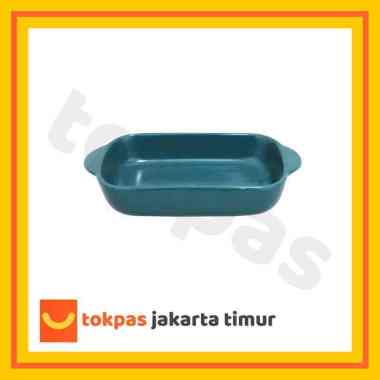 [PREMIUM] Loyang Kaca Tahan Panas Piring Keramik Cleo Baking Plate / Pinggan Saji Persegi Panjang Ba