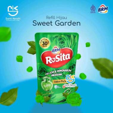 BRM REFILL PELICIN PAKAIAN Mawar laundry Hijau