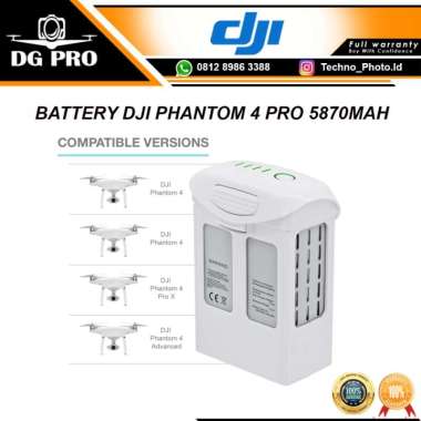 BATTERY DJI PHANTOM 4 PRO 5870MAH - BATERAI DJI PHANTOM 4 RTK