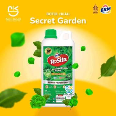 BRM PELICIN PAKAIAN BOTOL Mawar laundry Hijau