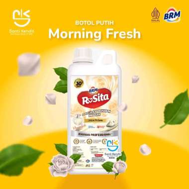 BRM PELICIN PAKAIAN BOTOL Mawar laundry Putih