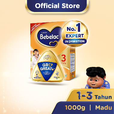 Promo Harga Bebelac 3 Susu Pertumbuhan Madu 1000 gr - Blibli
