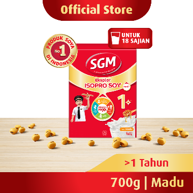 Promo Harga SGM Eksplor Soya 1-5 Susu Pertumbuhan Madu 700 gr - Blibli
