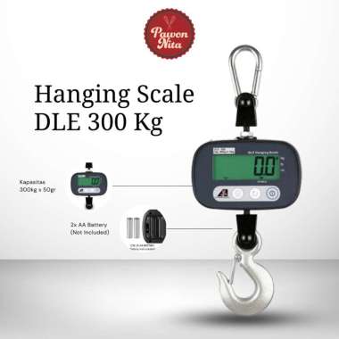 DLE 300 Kg | Timbangan Gantung Digital Crane Scale