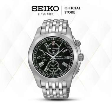 Jam Tangan Pria Seiko Chronograph Kinetic Watch Original SNAE31P1