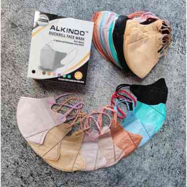 MASKER DUCKBILL ALKINDO 50 PCS WARNA MIX