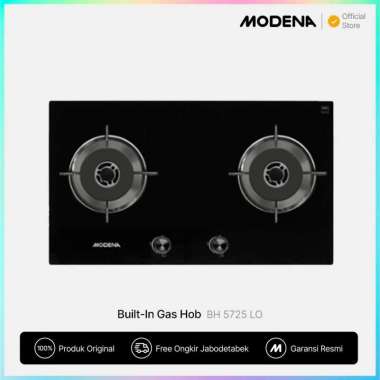 Modena Kompor Gas Tanam - BH 5725 LO (70cm - 2 Tungku)