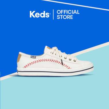 Keds Sepatu Wanita Kickstart Pennant Cream WF57167 37 Krem
