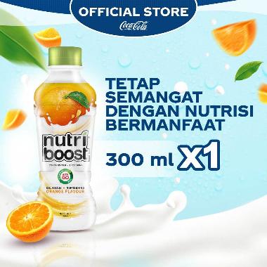 Nutriboost Rasa Orange Minuman Susu Botol 300 mL
