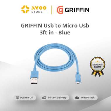 GRIFFIN 3M Micro Usb Cable Blue (GC40180)
